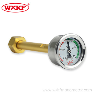 Bottom connection 4inch electric contact pressure gauge